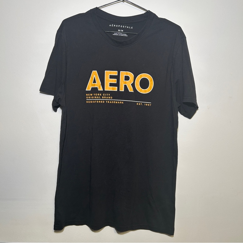 Aeropostale Men’s Black T-Shirt With Logo